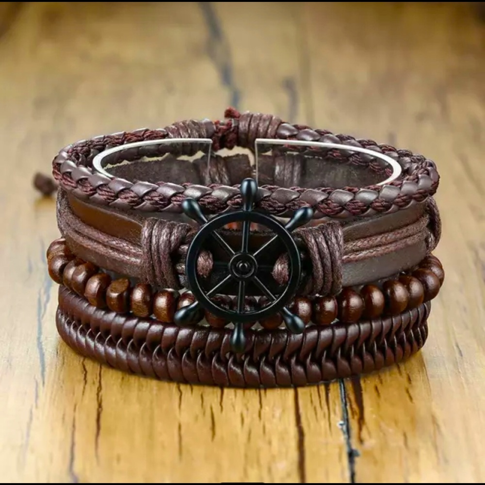 🐘 Men’s Genuine Leather Bracelets